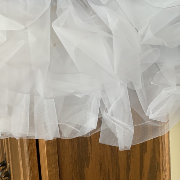 EUC ROYAL BLUE AND WHITE POLKA DOT SATIN AND TULLE BALLERINA DANCE COSTUME 6C - Picture 4 of 11